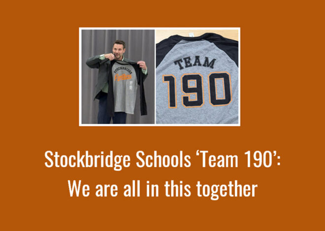 Team 190: Stockbridge educators, staff and community are all in this together
