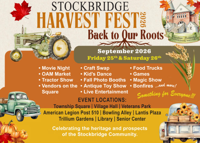 Stockbridge Harvest Fest: September 25 and 26