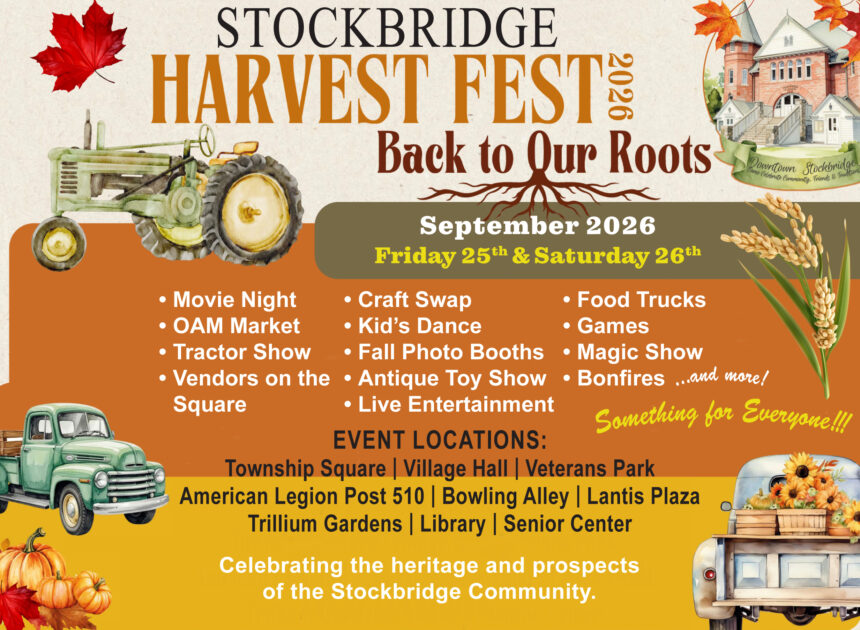 Stockbridge Harvest Fest: September 25 and 26