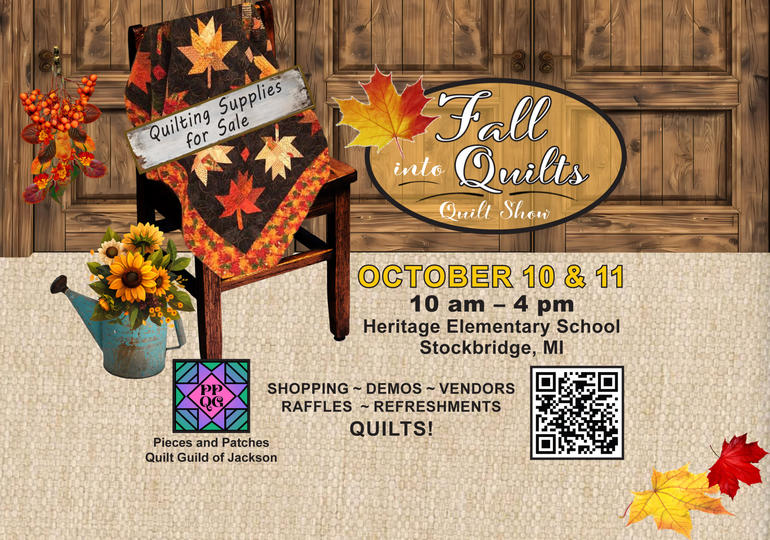 Fallinto QuiltsQuilt Show: October 10 & 11