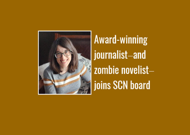 Award-winning journalist—and zombie novelist—joins SCN board
