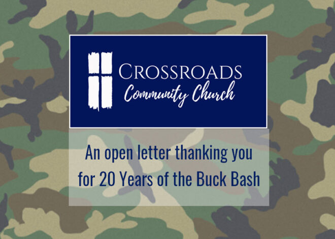 Thank you for 20 Years of the Buck Bash