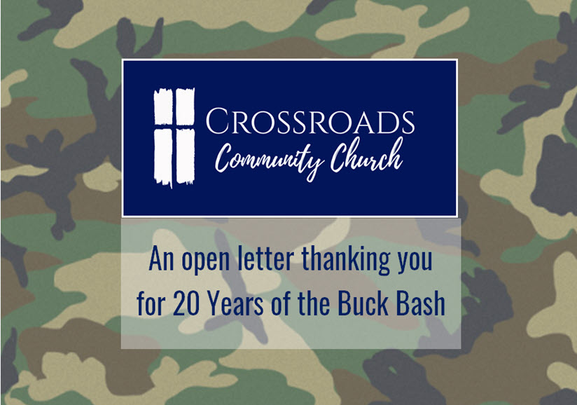 Thank you for 20 Years of the Buck Bash